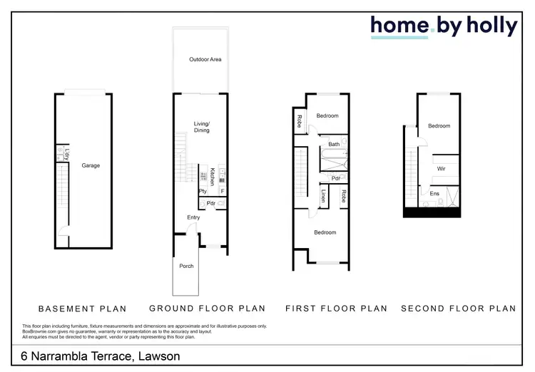 Floorplan of Homely house listing, 6 Narrambla Terrace, Lawson ACT 2617
