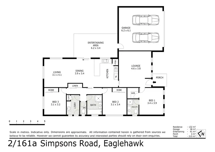 Floorplan of Homely house listing, 2/161a Simpsons Road, Eaglehawk VIC 3556
