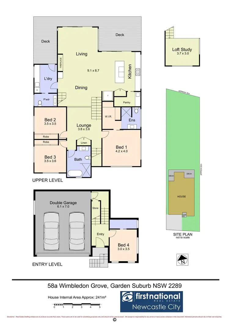 Floorplan of Homely house listing, 58a Wimbledon Grove, Garden Suburb NSW 2289