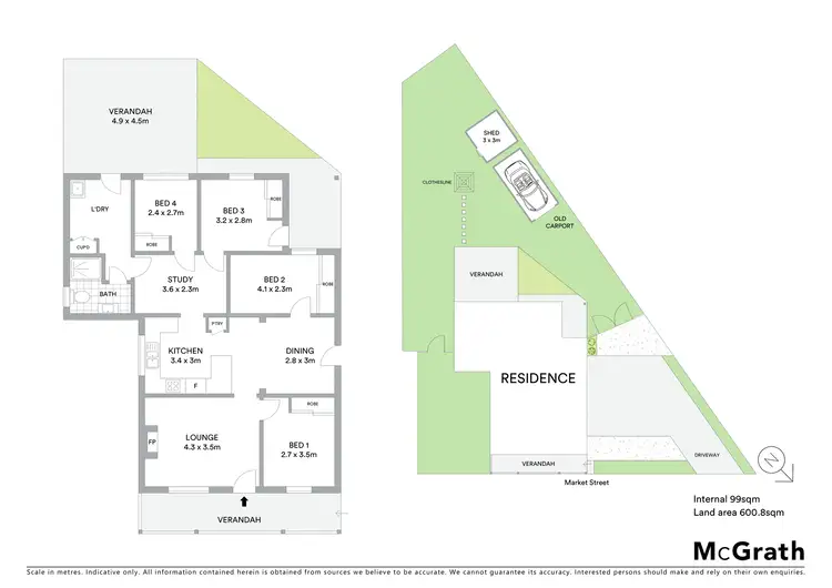 Floorplan of Homely house listing, 161 Market Street, Mudgee NSW 2850
