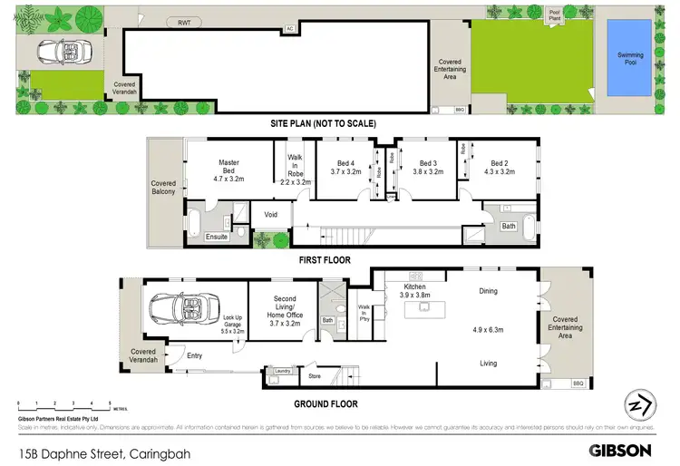 Floorplan of Homely semi-detached listing, 15B Daphne Street, Caringbah South NSW 2229