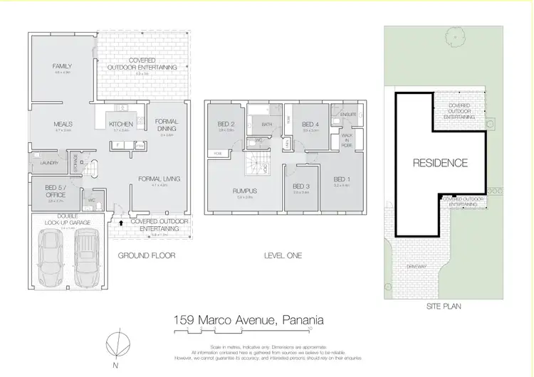 Floorplan of Homely house listing, 159 Marco Avenue, Panania NSW 2213
