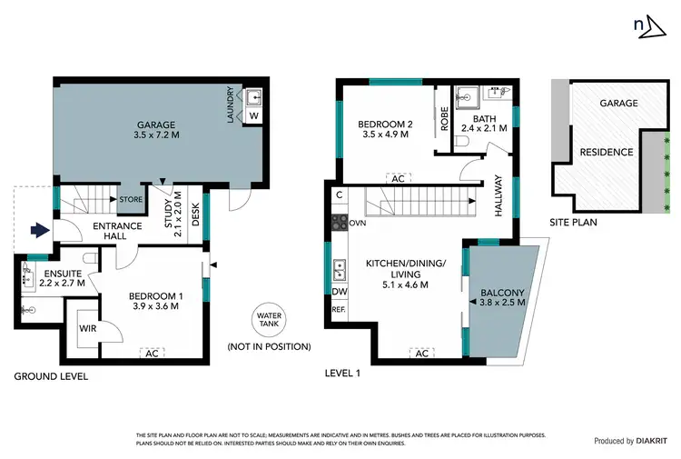 Floorplan of Homely townhouse listing, 2/18 Boldrewood Parade, Reservoir VIC 3073