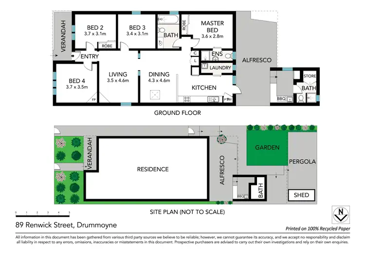Floorplan of Homely house listing, 89 Renwick Street, Drummoyne NSW 2047
