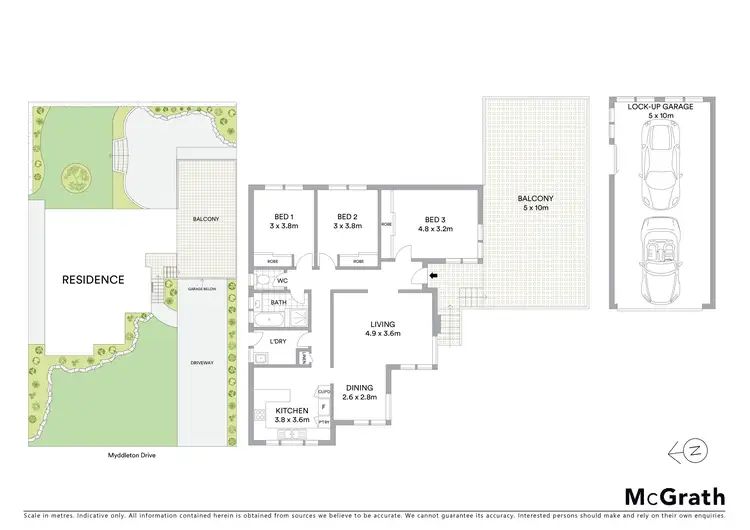 Floorplan of Homely house listing, 20 Myddleton Drive, Viewbank VIC 3084