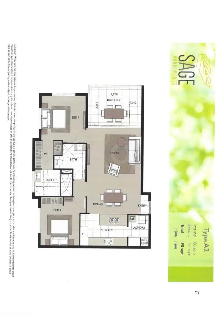 Floorplan of Homely apartment listing, 2108/31 Bourton Road, Merrimac QLD 4226