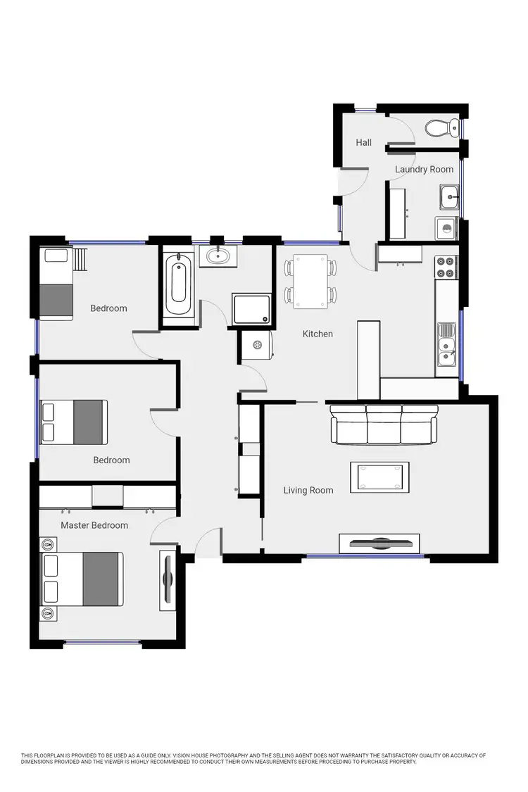 Floorplan of Homely house listing, 146 Commercial Street, Merbein VIC 3505