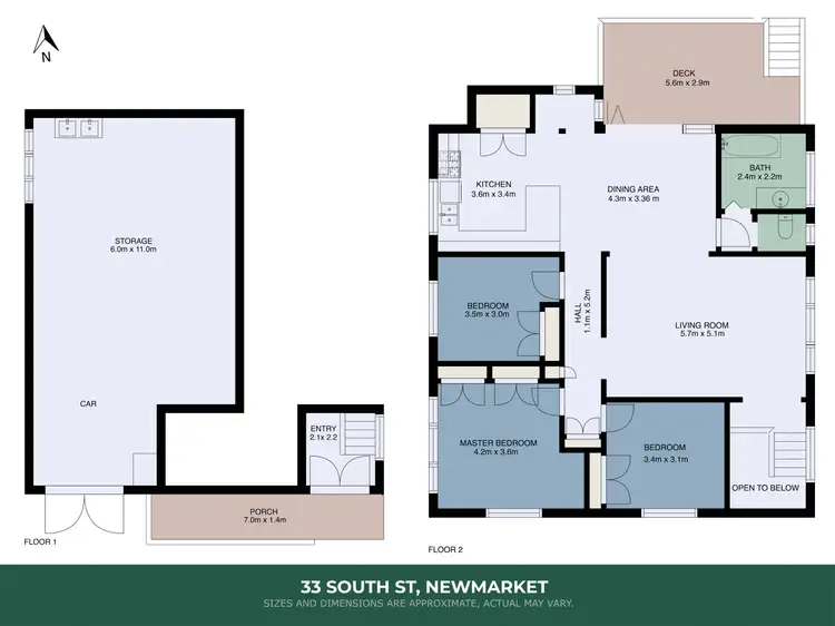 Floorplan of Homely house listing, 33 South Street, Newmarket QLD 4051