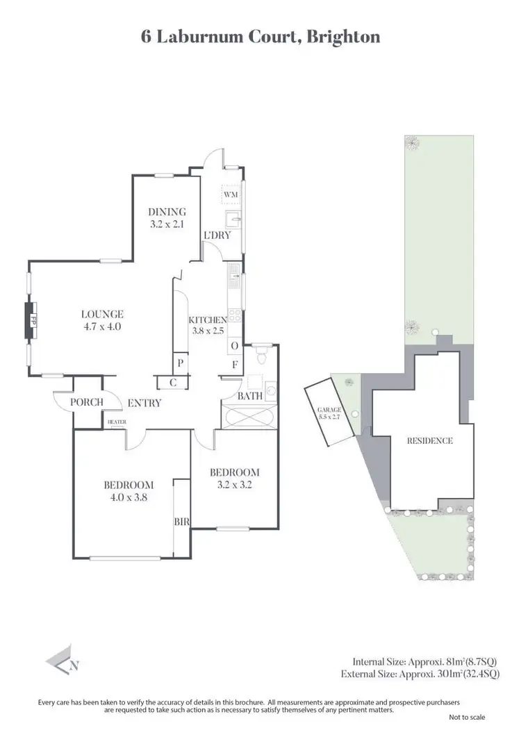 Floorplan of Homely house listing, 6 Laburnum Court, Brighton VIC 3186