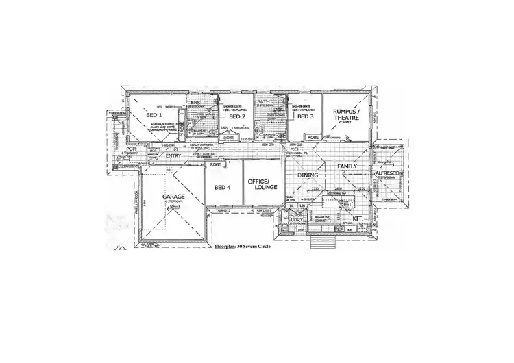 Floorplan of Homely house listing, 30 Severn Circle, Dubbo NSW 2830
