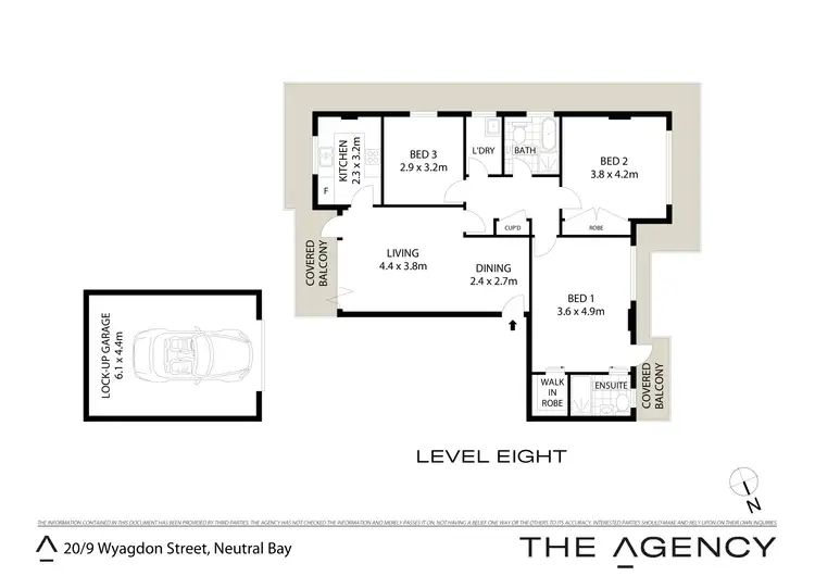 Floorplan of Homely apartment listing, 20/9 Wyagdon Street, Neutral Bay NSW 2089