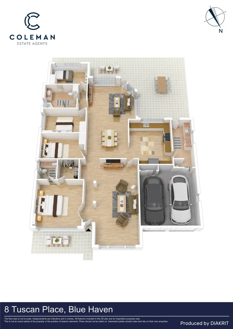 Floorplan of Homely house listing, 8 Tuscan Place, Blue Haven NSW 2262