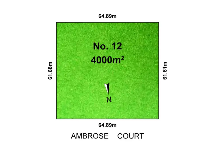 Floorplan of Homely land listing, 12 Ambrose Court, Warragul VIC 3820
