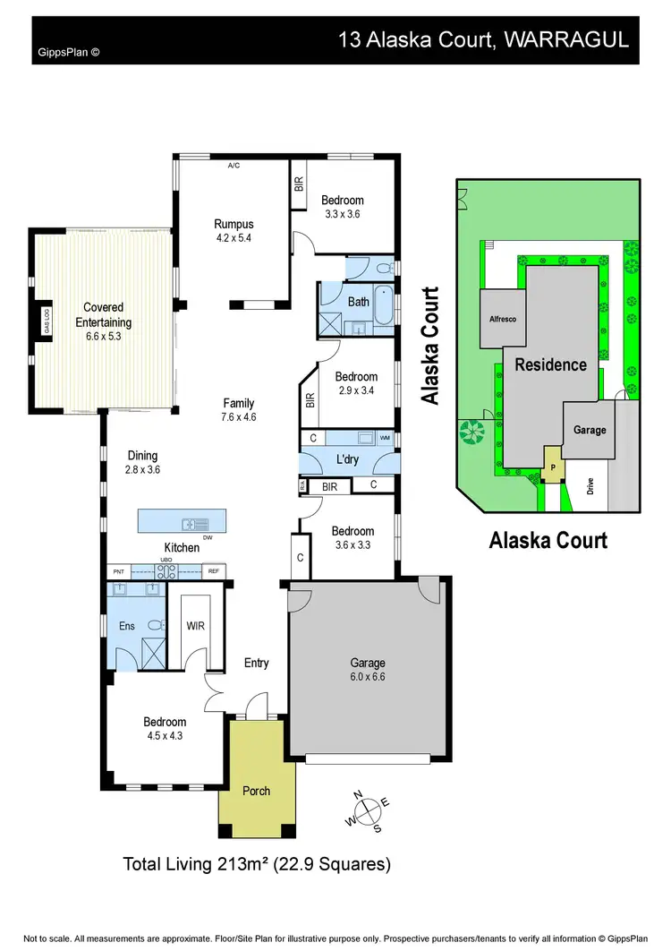 Floorplan of Homely house listing, 13 Alaska Court, Warragul VIC 3820