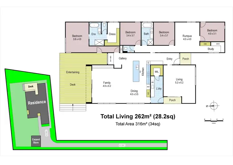 Floorplan of Homely house listing, 231 Bowen Street, Warragul VIC 3820