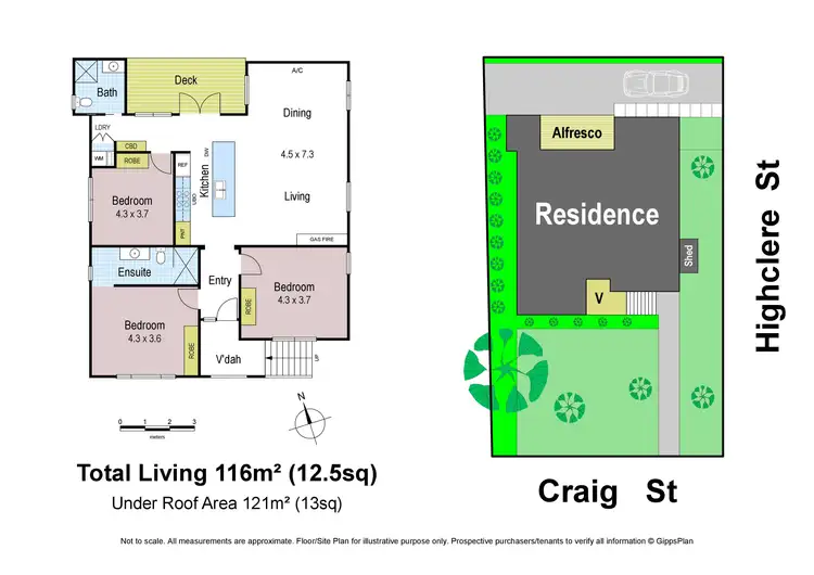 Floorplan of Homely house listing, 3 Craig Street, Warragul VIC 3820