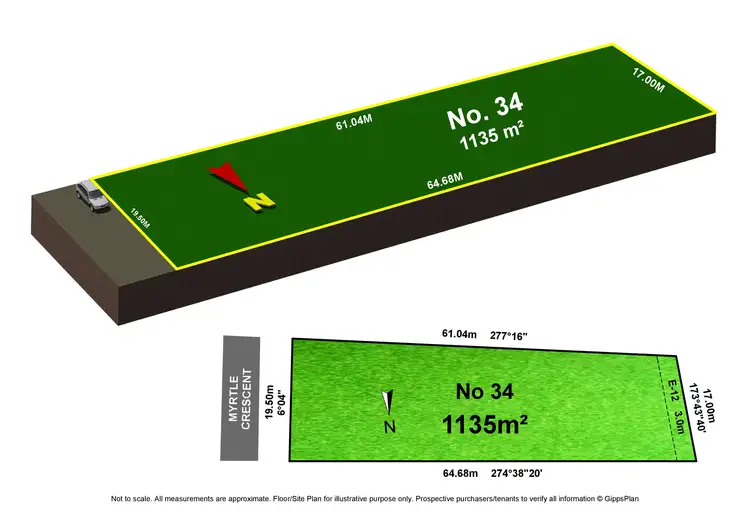 Floorplan of Homely land listing, 34 Myrtle Crescent, Warragul VIC 3820