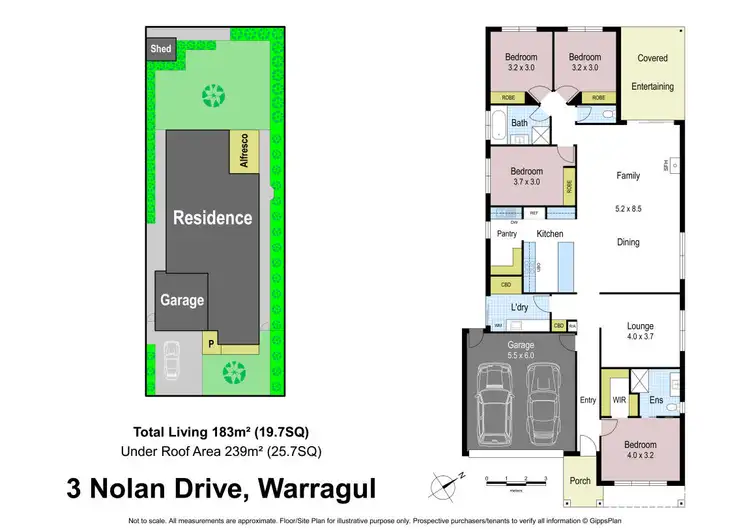 Floorplan of Homely house listing, 3 Nolan Drive, Warragul VIC 3820