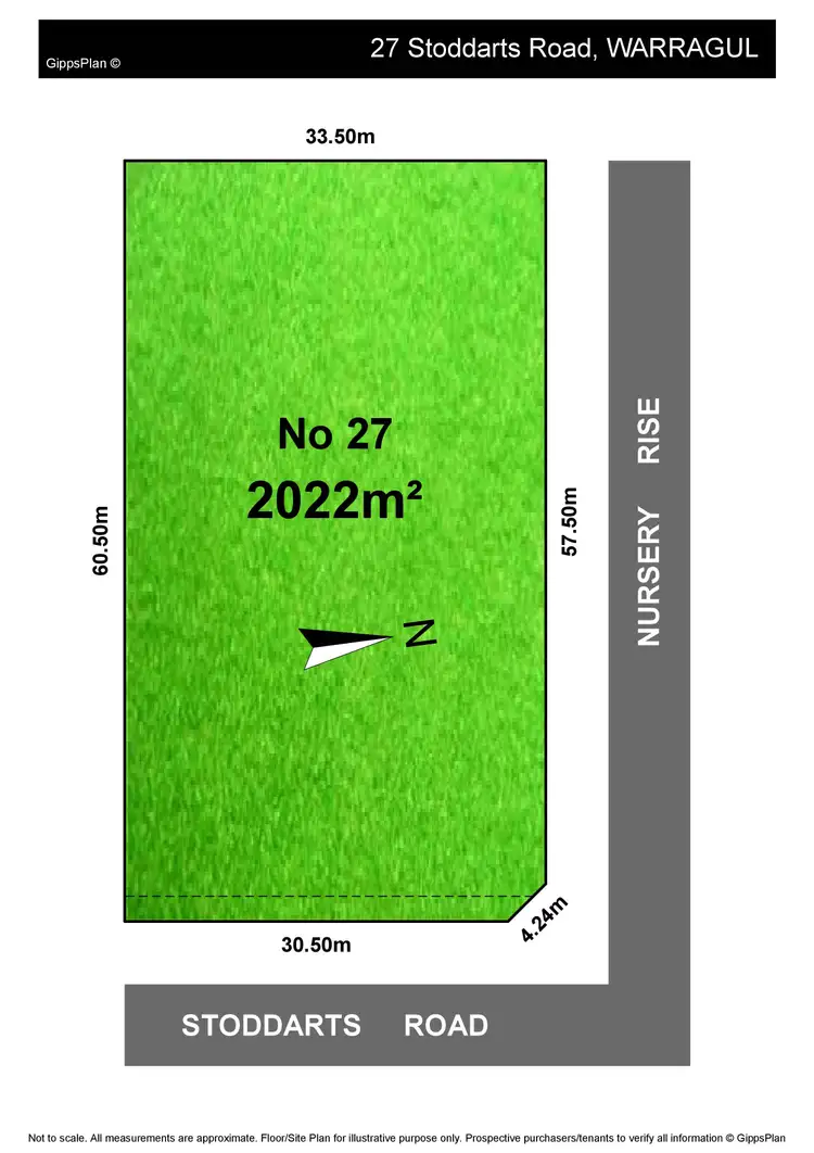 Floorplan of Homely land listing, 27 Stoddarts Road, Warragul VIC 3820