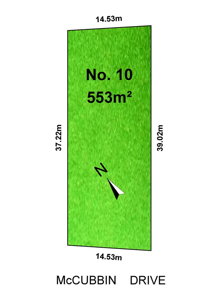 Floorplan of Homely land listing, 10 Mccubbin Drive, Warragul VIC 3820