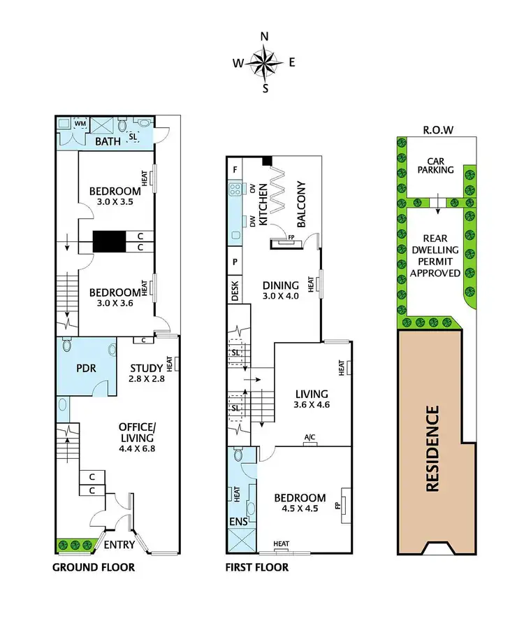 Floorplan of Homely house listing, 504 Queensberry Street, North Melbourne VIC 3051