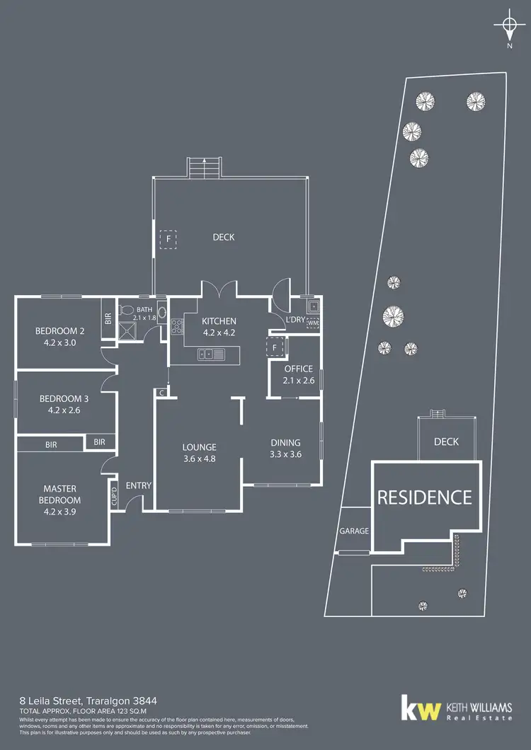 Floorplan of Homely house listing, 8 Leila Street, Traralgon VIC 3844