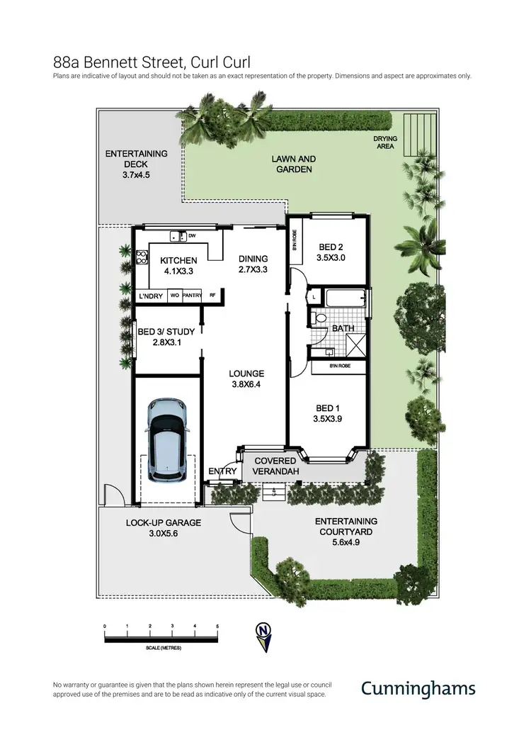 Floorplan of Homely house listing, 88A Bennett Street, Curl Curl NSW 2096