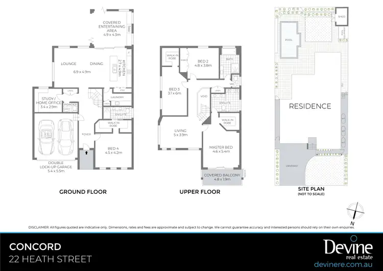 Floorplan of Homely house listing, 22 Heath Street, Concord NSW 2137