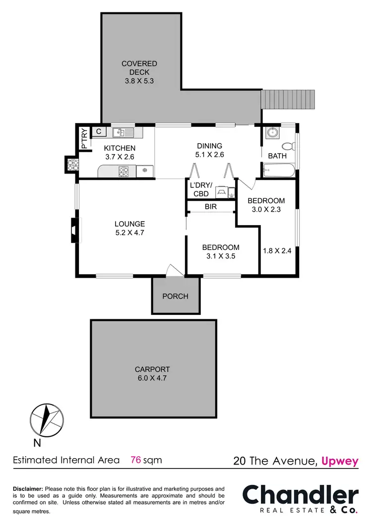 Floorplan of Homely house listing, 20 The Avenue, Upwey VIC 3158