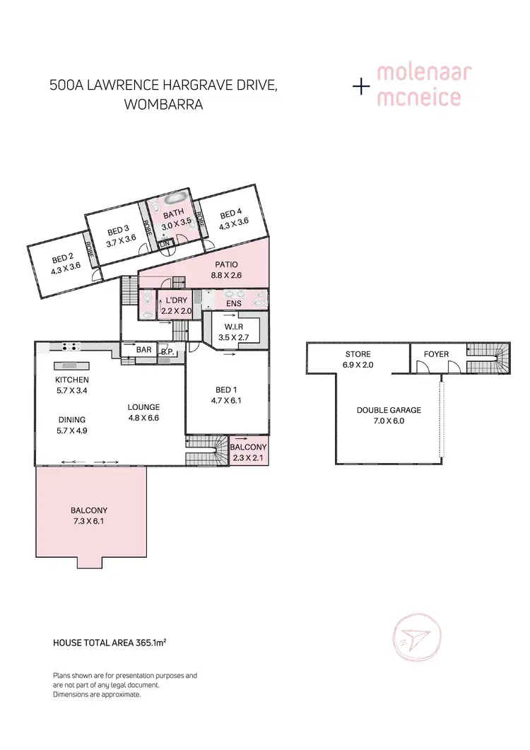 Floorplan of Homely house listing, 500A Lawrence Hargrave Drive, Wombarra NSW 2515