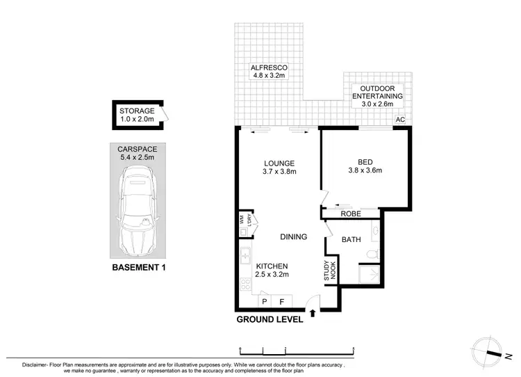 Floorplan of Homely apartment listing, 8/1-3 Werombi Road, Mount Colah NSW 2079