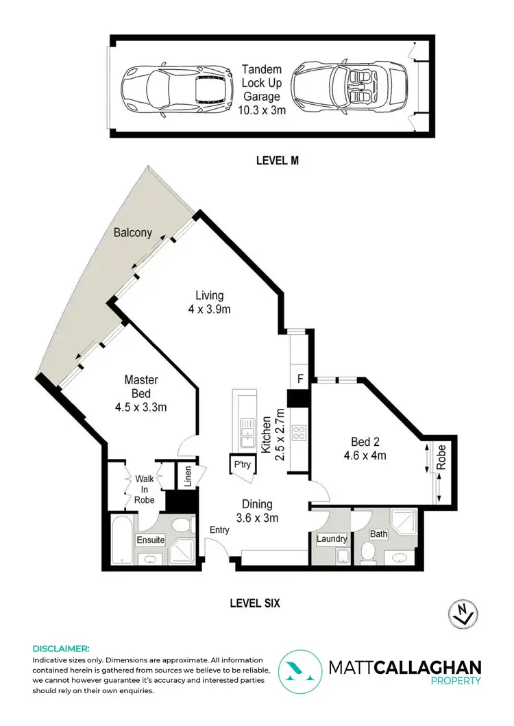 Floorplan of Homely apartment listing, 604/1 Abel Place, Cronulla NSW 2230