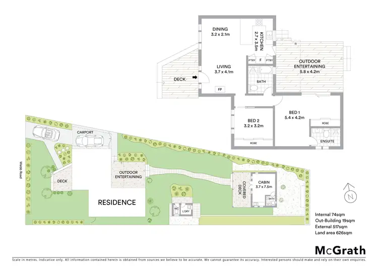 Floorplan of Homely house listing, 5 Webb Road, Booker Bay NSW 2257