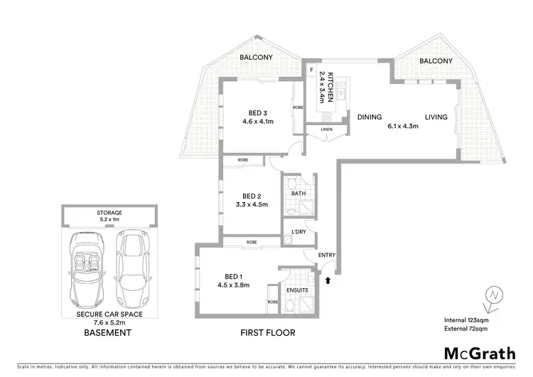Floorplan of Homely unit listing, 8/40 Toowoon Bay Road, Long Jetty NSW 2261
