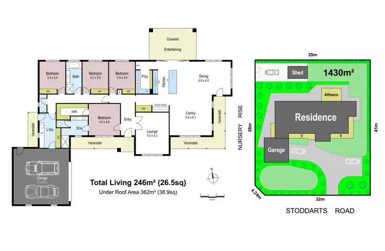 Floorplan of Homely house listing, 29 Stoddarts Road, Warragul VIC 3820