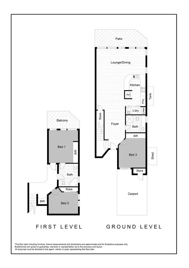 Floorplan of Homely townhouse listing, 3/12 North Point Avenue, Port Lincoln SA 5606