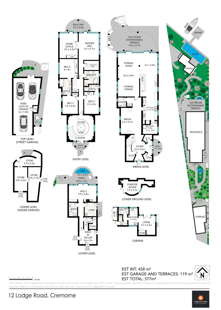 Floorplan of Homely house listing, 12 Lodge Road, Cremorne NSW 2090