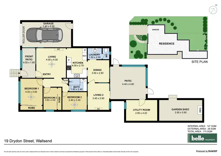 Floorplan of Homely house listing, 19 Drydon Street, Wallsend NSW 2287