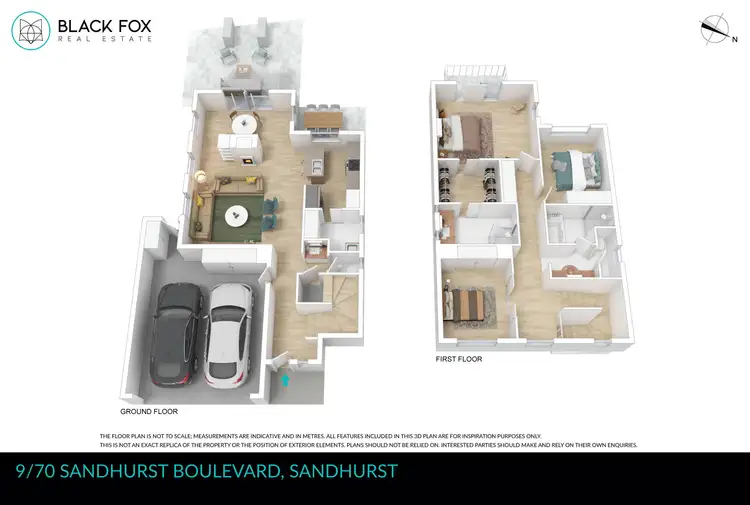 Floorplan of Homely townhouse listing, 9/70 Sandhurst Boulevarde, Sandhurst VIC 3977