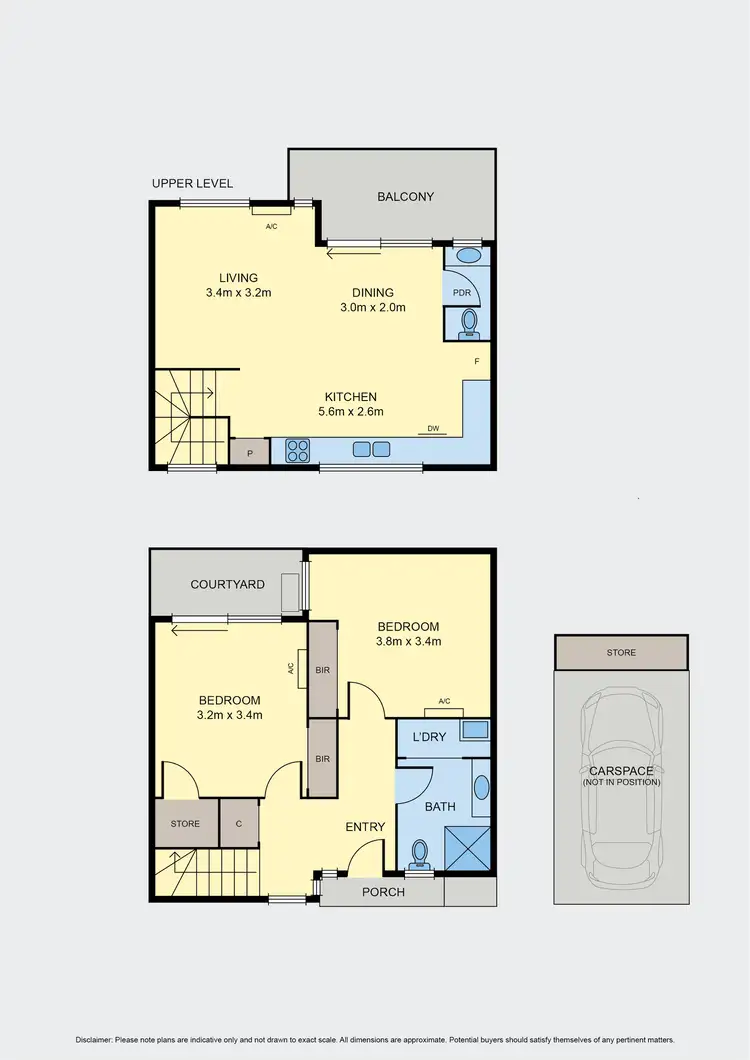 Floorplan of Homely townhouse listing, 3/119 The Parade, Ascot Vale VIC 3032