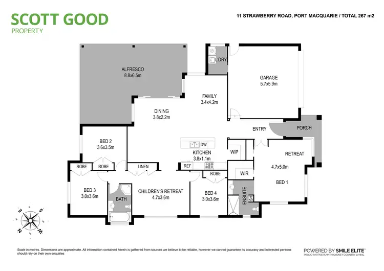 Floorplan of Homely house listing, 11 Strawberry Road, Port Macquarie NSW 2444