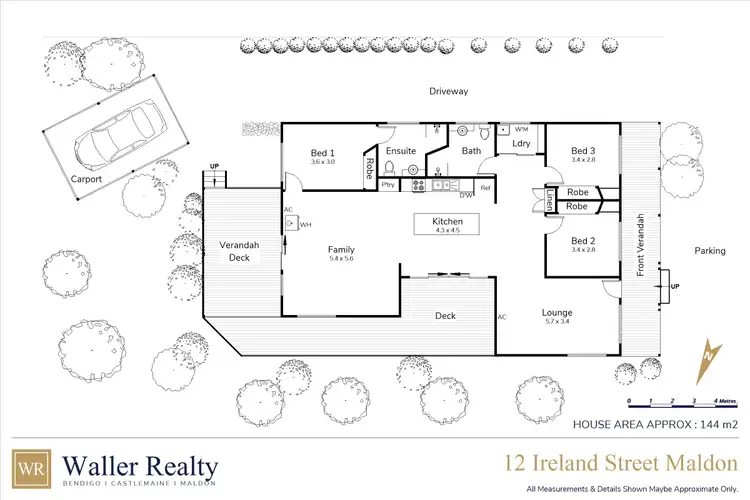 Floorplan of Homely house listing, 12 Ireland Street, Maldon VIC 3463