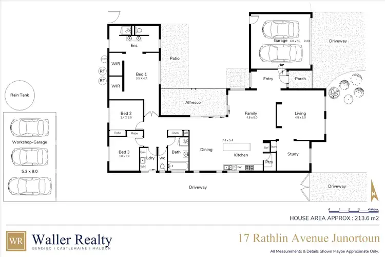 Floorplan of Homely house listing, 17 Rathlin Avenue, Junortoun VIC 3551