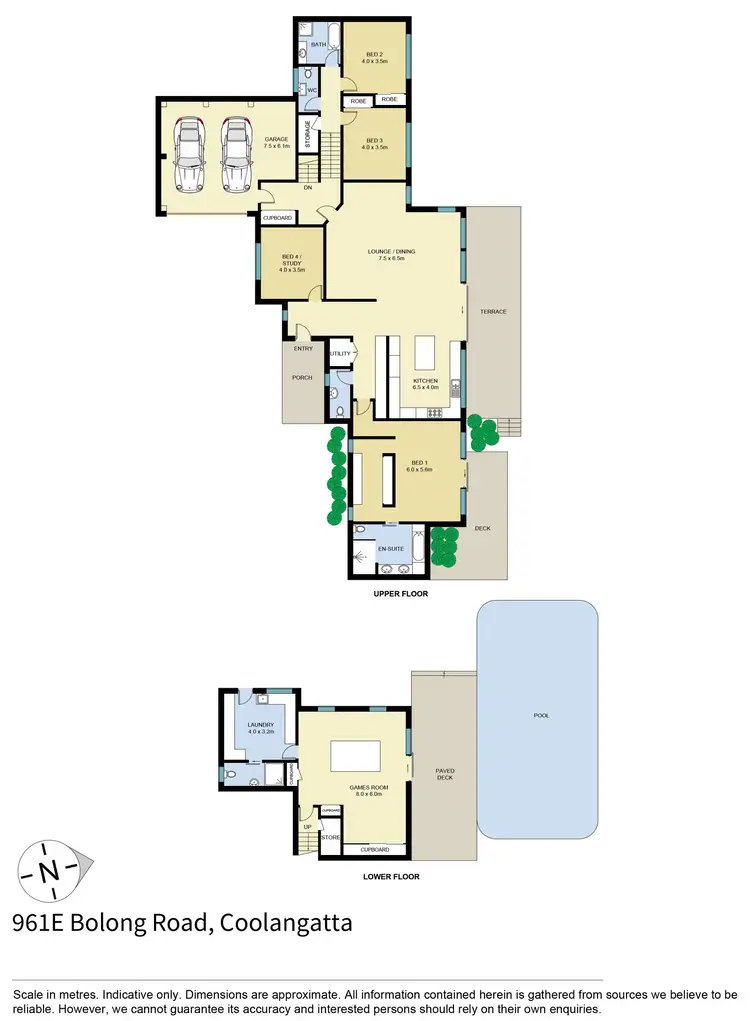 Floorplan of Homely house listing, 961E Bolong Road, Coolangatta NSW 2535