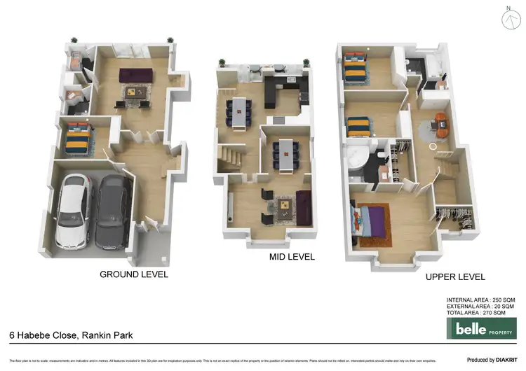Floorplan of Homely house listing, 6 Habebe Close, Rankin Park NSW 2287