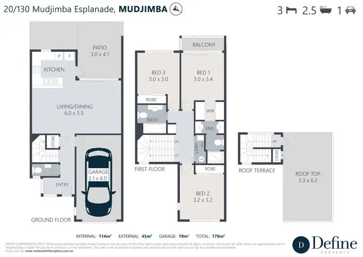 Floorplan of Homely apartment listing, 20/130 Mudjimba Esplanade, Marcoola QLD 4564