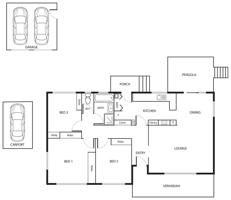 Floorplan of Homely house listing, 72 Guthridge Crescent, Wanniassa ACT 2903