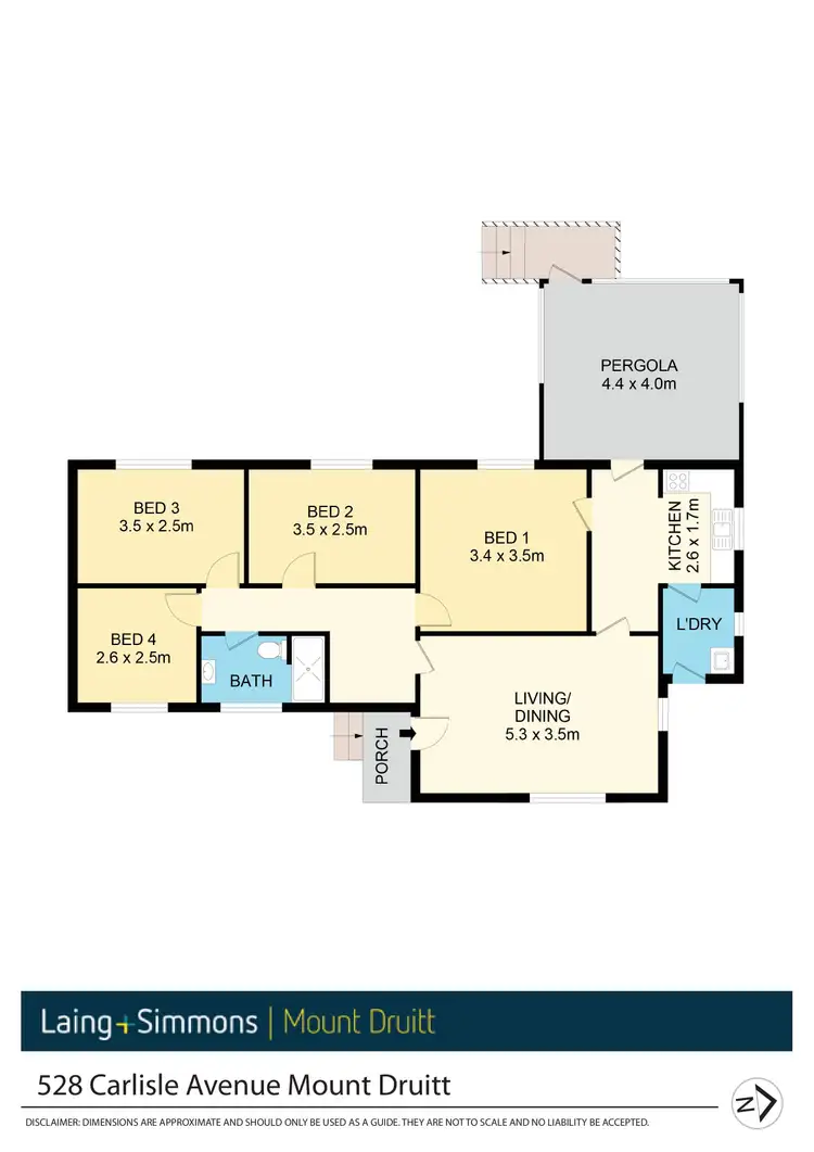 Floorplan of Homely house listing, 528 Carlisle Avenue, Mount Druitt NSW 2770
