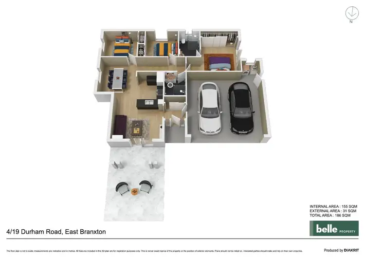 Floorplan of Homely house listing, 4/19 Durham Road, East Branxton NSW 2335