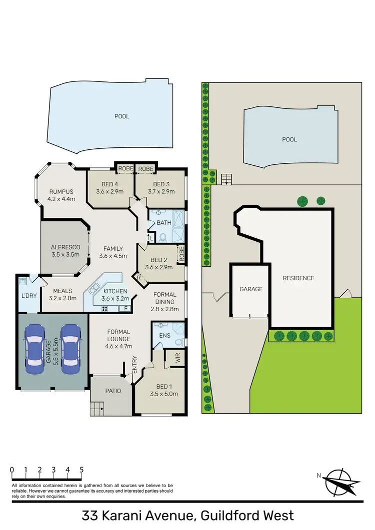 Floorplan of Homely house listing, 33 Karani Avenue, Guildford NSW 2161